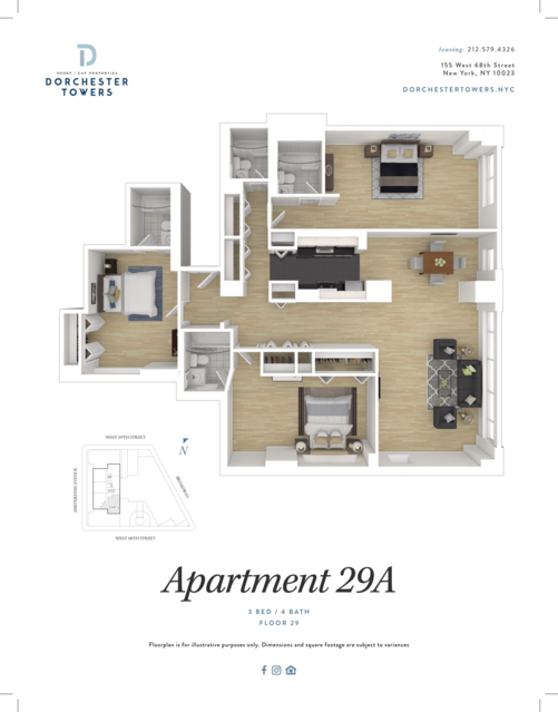 Luxury Upper West Side Apartments NYC Dorchester Towers