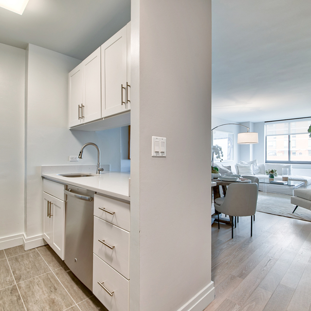 Normandie Court - Under-mounted Kitchen Sink with Cabinets