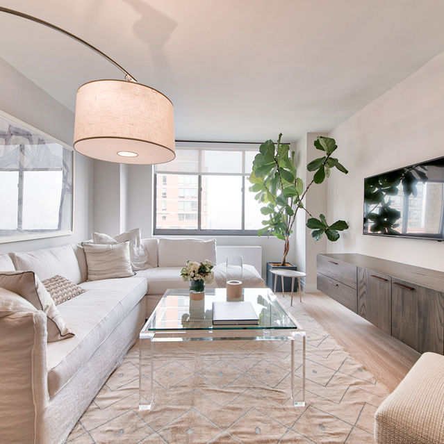 Normandie Court - Furnished Living Room